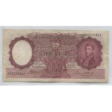 ARGENTINA COL. 487a BILLETE DE $ 100 PICK 267a